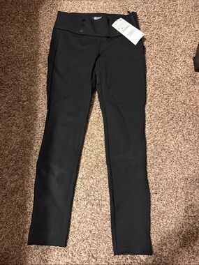 Zara Black Women’s Button-Waist Stretch Leggings
